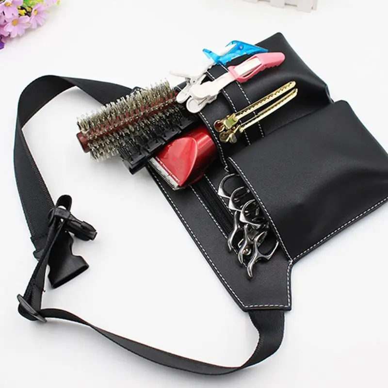 Professional Barber Scissors Bag Waist Pack Hairdressing Hair Salon Tool