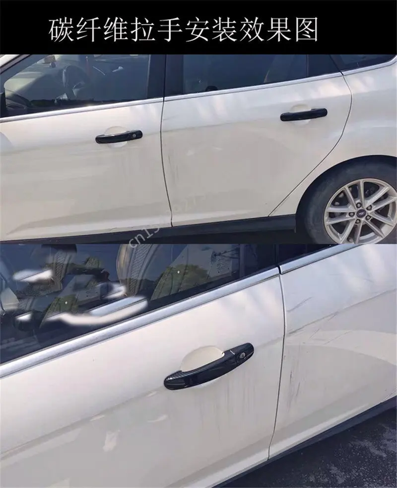 

For Ford focus 2 focus 3 2005-2011 2012- 2018 ABS Door Handle Bowl Door handle Protective covering Cover Trim Car-Styling