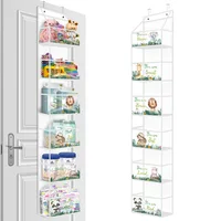 Multifunctional Fabric Hanging Bag Forest Animal Style Door Hanging Storage Room Storage Hanging Storage Cabinet Large Capacity 1