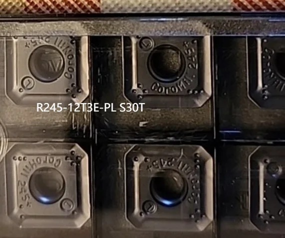 10개  카바이드 인서트 R245-12T3E-PL S30T