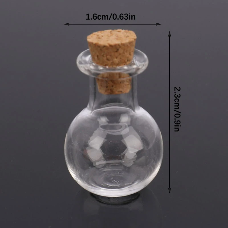 10PCS Small Glass Bottles Wedding glass bottles