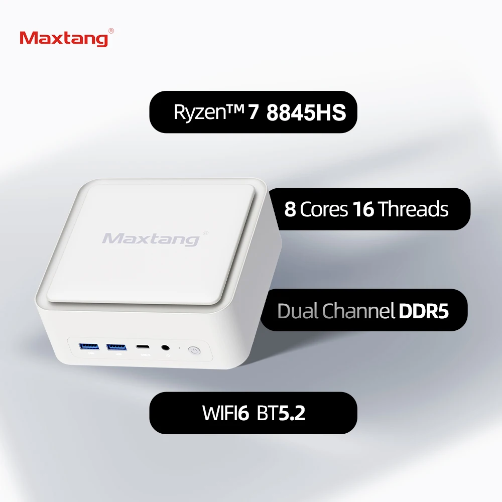 ミニPC AMD Ryzen 7 8845HS 8コア16 16GB Amazon.co.jp: GEEKOM ミニPC A8 シリーズ 、AMD Ryzen 7 8845HS（8