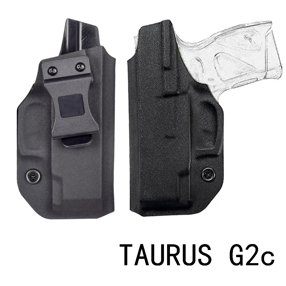 Pistol Holster Gun Holster for Glock 17 19 43X Jericho 941 Taurus G2C SIG Sauer P365 Inside Waistband Concealed Carry Belt Clip Single Stack Pouch