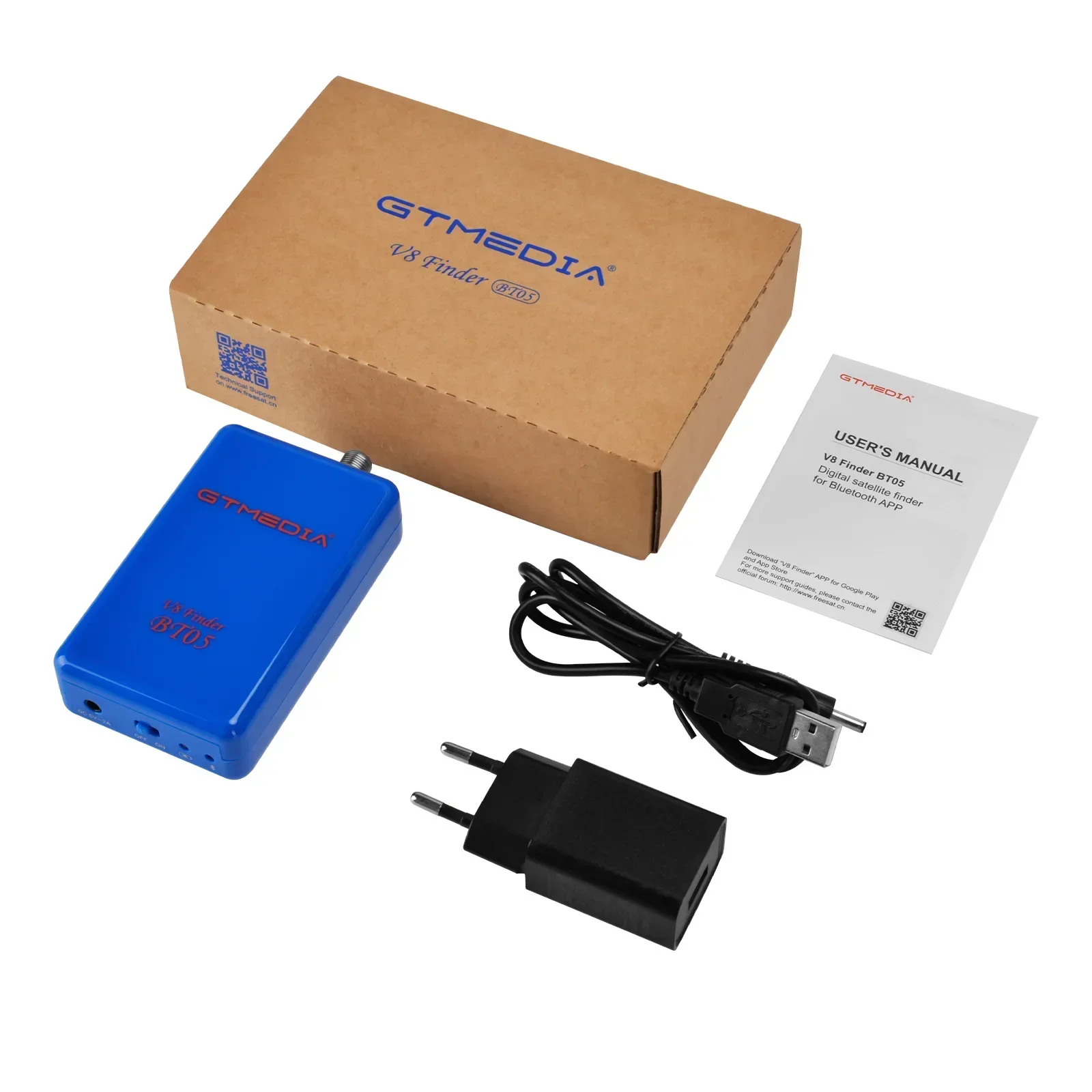 Satellite Finder GTmedia Satellite Finder V8 Finder BT05 DVB-S2 Bluetooth Sat-Finder Android IOS Decoding Digital Signal Amplifier TV tuners