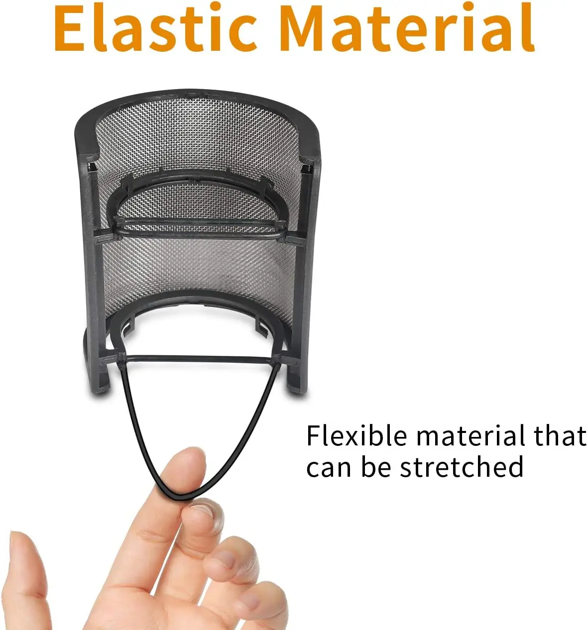 Pop Filter PEMOTech Upgraded Three Layers Metal Mesh & Foam & Etamine Layer Microphone Windscreen Cover Handheld Mic Shield microphone windscreen