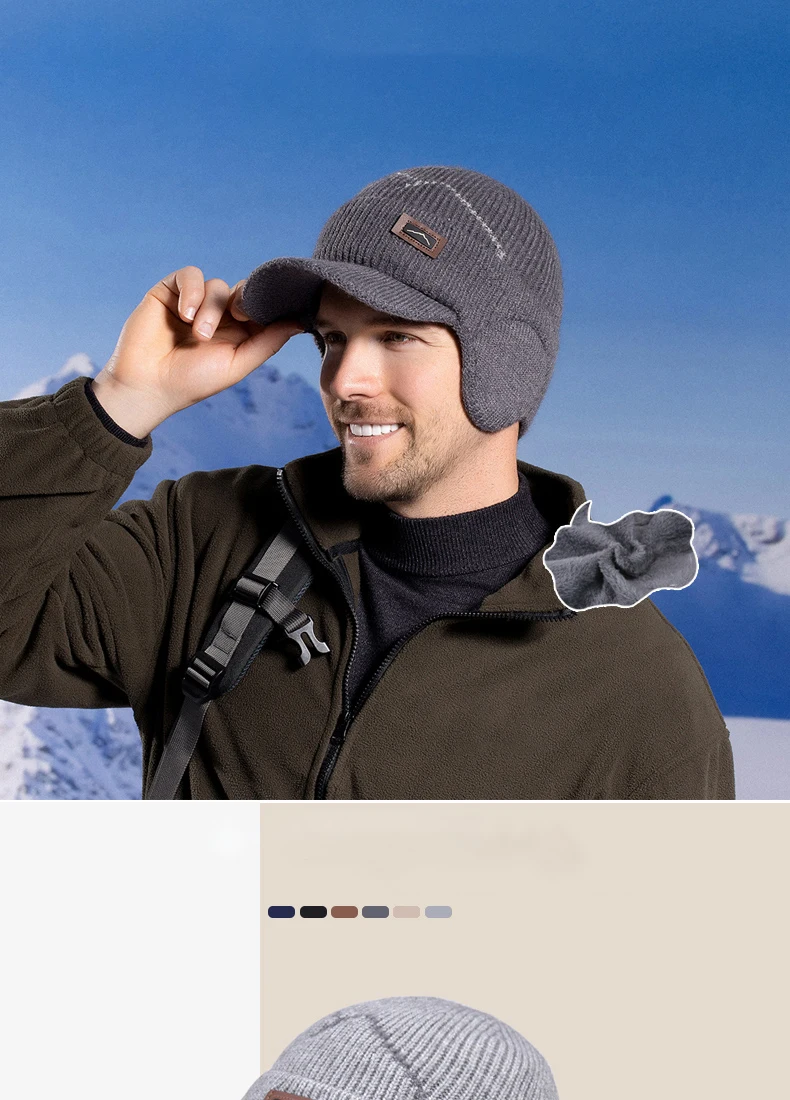 Cappello Invernale Termico Da Corsa Con Teschio - Berretto Caldo Per Sport Invernali - Foto 5