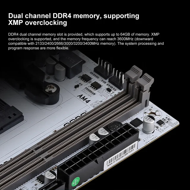 SJS New AMD B550 64G DDR4 Motherboard + AMD Ryzen 9 5950X R9 5950X 3.4 GHz 16-Core 32-Thread CPU Processor Micro-ATX placa mae 3