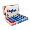Magnetic Letters Set With Baseboard Kids Alphabet Magnetic Stickers Educational Puzzle Toys Children Spelling Learning Gifts 1
