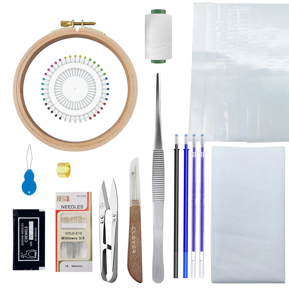 

Sewing Embroidery Set 16 Piece Top Needle 1pcs Embroidery Set Craft Organizer - Embroidery Pen DIY Set Sewing Thread Set