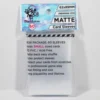60/Bag Yu-Gi-Oh Matte Black White Red Card Sleeves YGO Trading Card Sleeve Deck Shield Card Protector Japan Mini Size 62x89mm 6