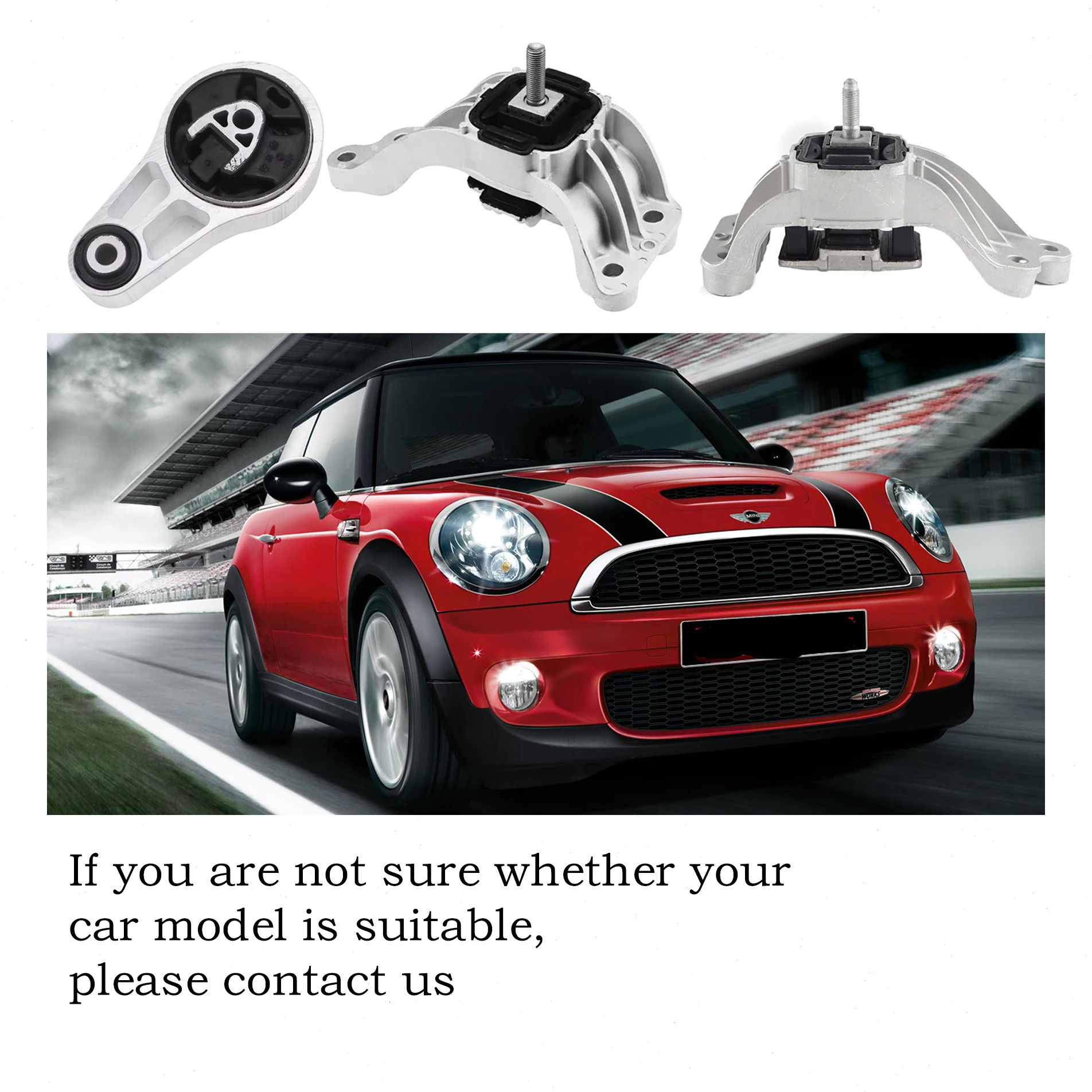 22116783094 22116782374 22316784357 BBmart Auto Parts 1 Set Engine Mounting And Transmission Mount For BMW Mini R55 R58 R59 R60