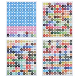 Deluxe Diamond Painting Storage Organizer with Labels and Tools (Round Color Sticker)