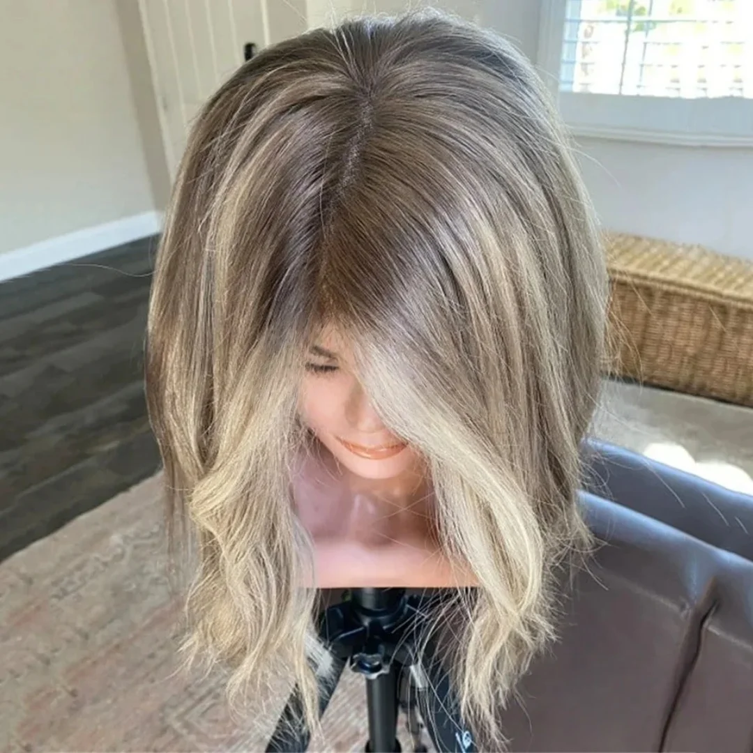 150density Soft Highlight Blond Body Wave Hair and 13×4 100%human hair wig lace front wig, with baby hair pre plucked and f 2