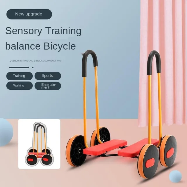 Doki Toy Children's Sensory Integration Training Equipment Household Balance Bicycle Pedaling Kindergarten Sports Exercise Car 3
