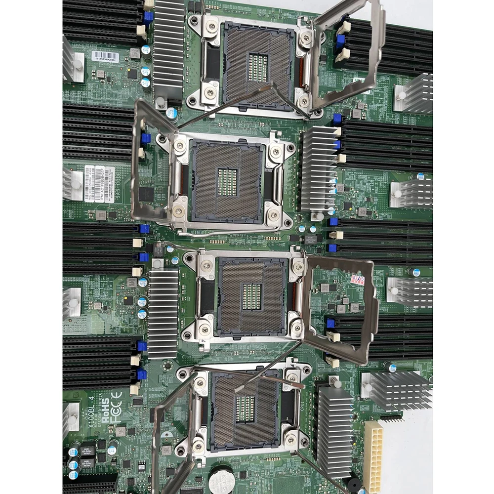 Server Motherboard Quad Socket R1 (LGA 2011) Supports Xeon Processor E7-4800 v4/v3 Family For Supermicro X10QBL-4