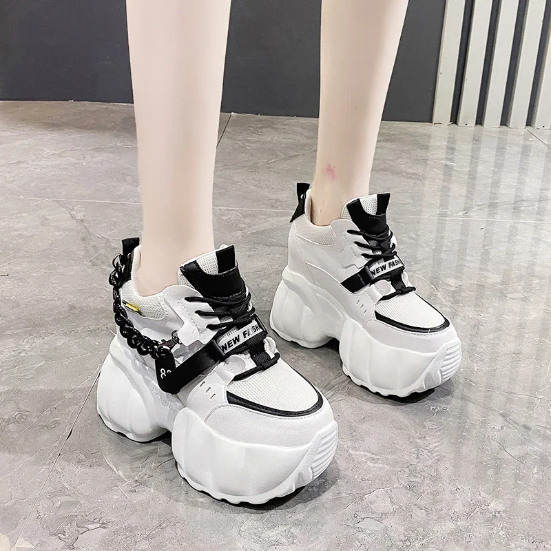 Chunky Sneakers Zapatos Fila Aliexpress 2019 10CM Thick Sole - Main Image