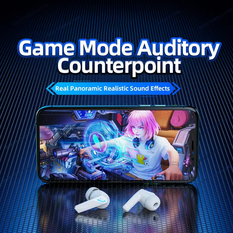 GM2 Pro Gaming Earphones Bluetooth 5.3 Sport Headset Dual Mode HD Call Noise Reduction Earbuds with Mic For iPhone 2025 3