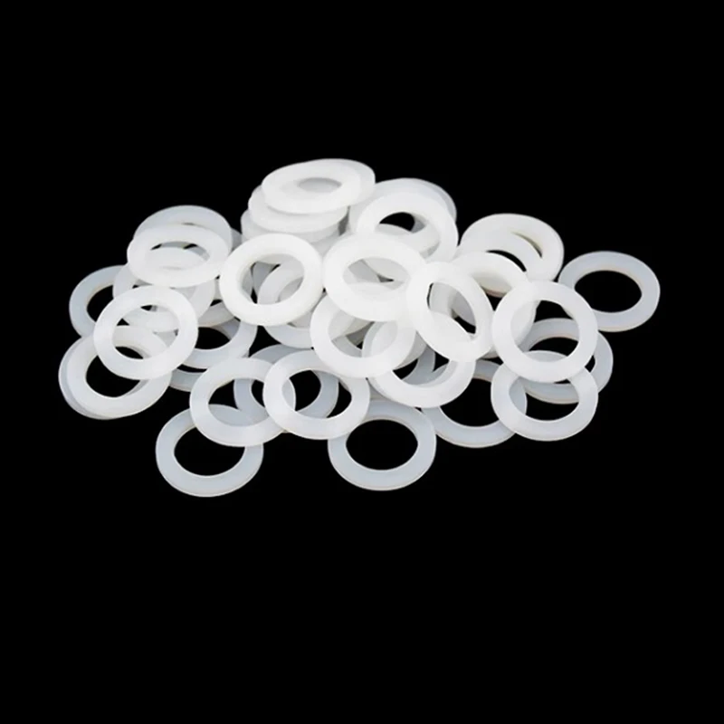 

Silicone Gaskets Plastic Flat Washer Sealing 6mm-219mm Flange Gasket CS 3mm