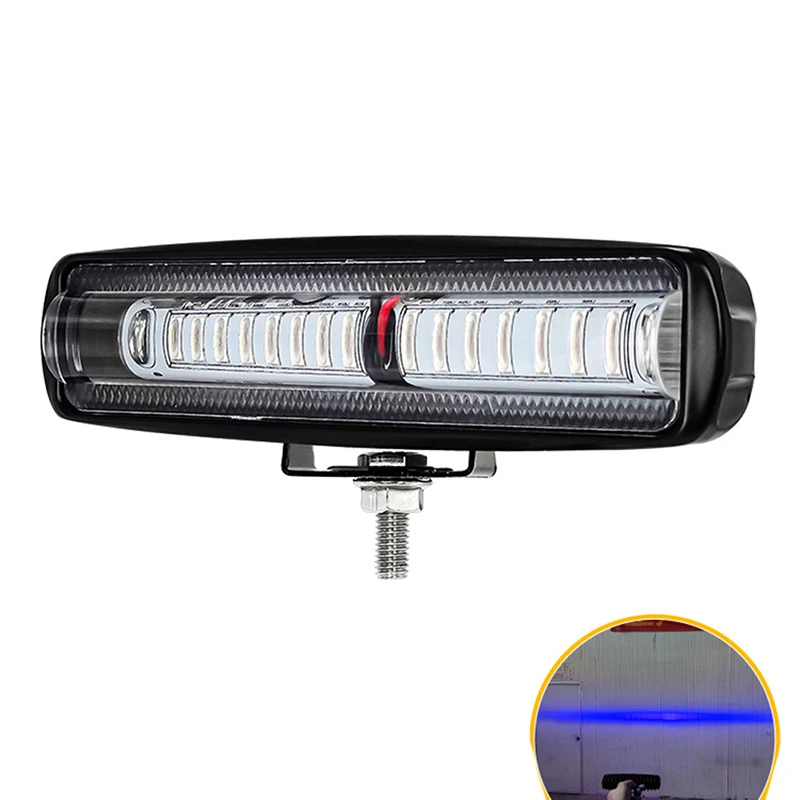 【AD】10V-80V 15 LED 30W LED 지게차 라이트 레드 플러드 빔 지게차 레드 위험 구역 지게차 경고 램프 (린데, 하이스터용)