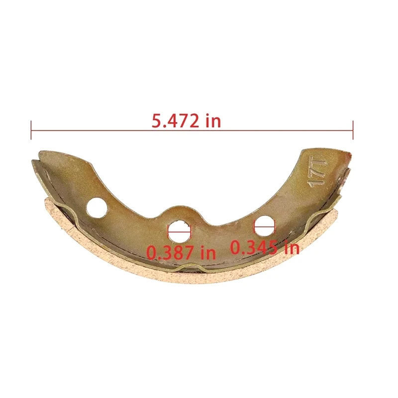 Brake Shoes & Spring Kit For Club Car DS Gas And Electric Carts 1995-Up 101823201, 1018163-01,1011466
