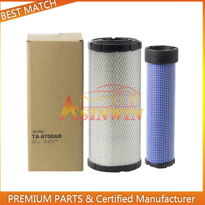 Galloparts P822768 Nuovo kit filtro aria P822769 RE68048 RE68049 46489 46490 AM129028 Compatibile con trattori John Deere 110 1600 1620 3120 3203 3245C 3320 3520 3720 4105 5103 5105 5200 Escavatore Galloparts P822768 Nuovo kit filtro aria P822769 RE68048 RE68049 46489 46490 AM129028 Compatibile con trattori John Deere 110 1600 1620 3120 3203 3245C 3320 3520 3720 4105 5103 5105 5200 Escavatore
