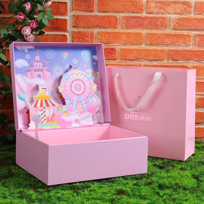 Goddess gift box Birthday Empty Paper Box Wedding Gift Pack for Decorating Supplies Christmas Party Favor
