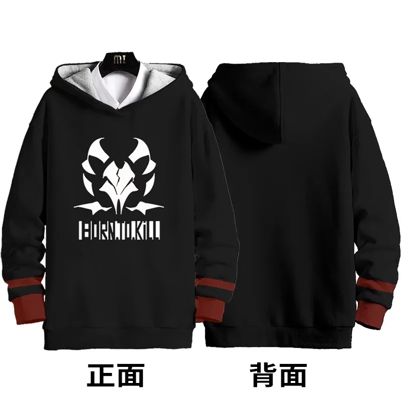 Anime Blue Archive Onikata Kayoko Cosplay Hooded Sweatshirt Men