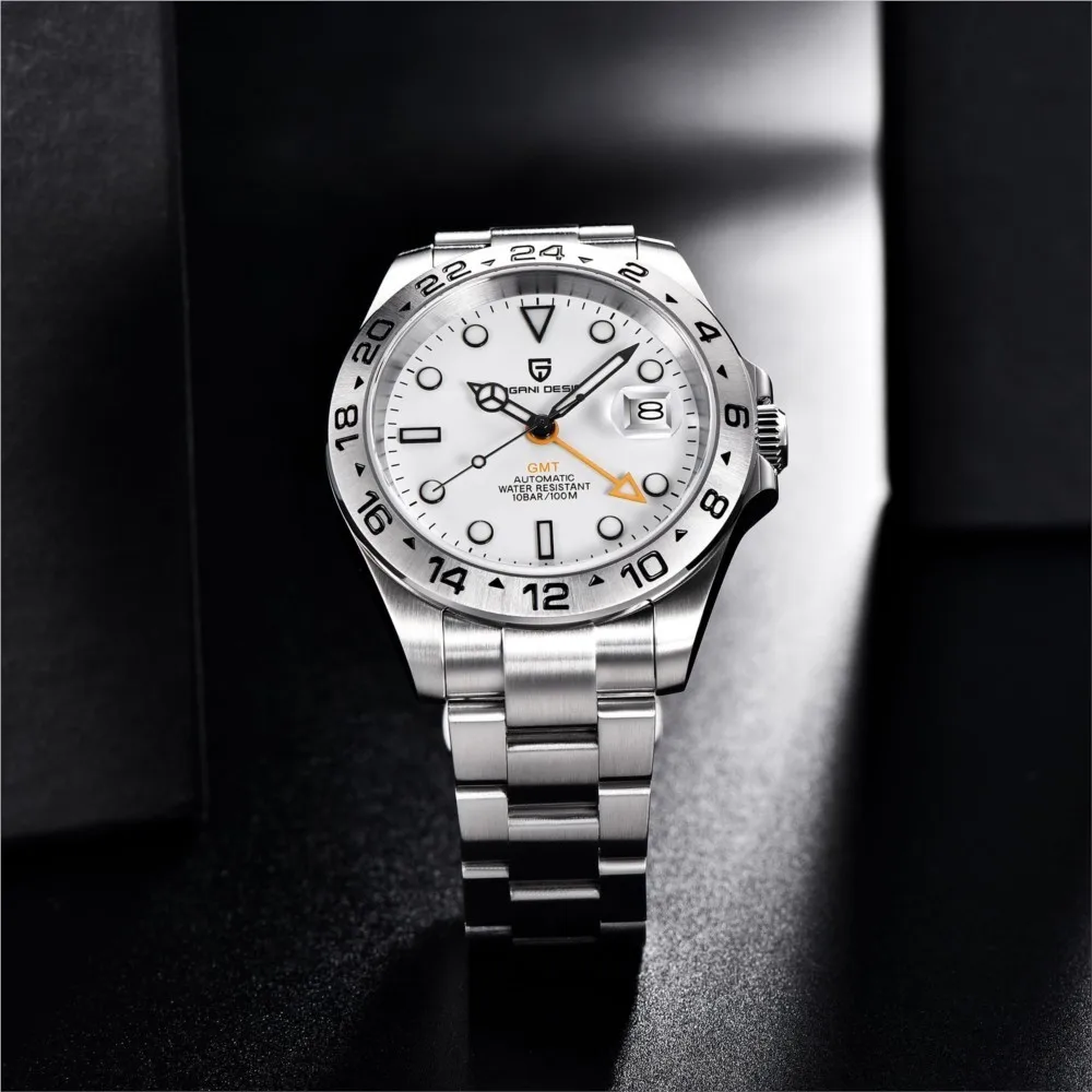 Pagani designs 2023 New Men's Luxury Automatic Mechanical Watch Stainless Steel GTM Clock Sapphire Waterproof Watch Reloj Hombre