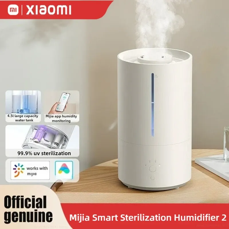 XIAOMI MIJIA Smart Antibacterial Humidifier 2 For Home Aroma Essential Oils Diffuser 4.5L UVC 99.9% Sterilization Air Humidifier