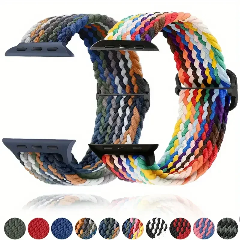Elastic Braided Solo Loop Nylon Bracelet