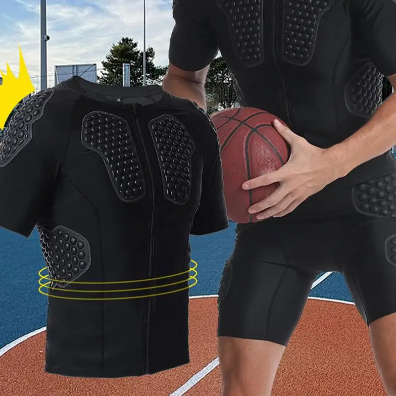 

2024 New Honeycomb Tight Training Vest Football Jerseys Body Protection Basketball Jersey Vest Tight Fitness T-shirts Gym