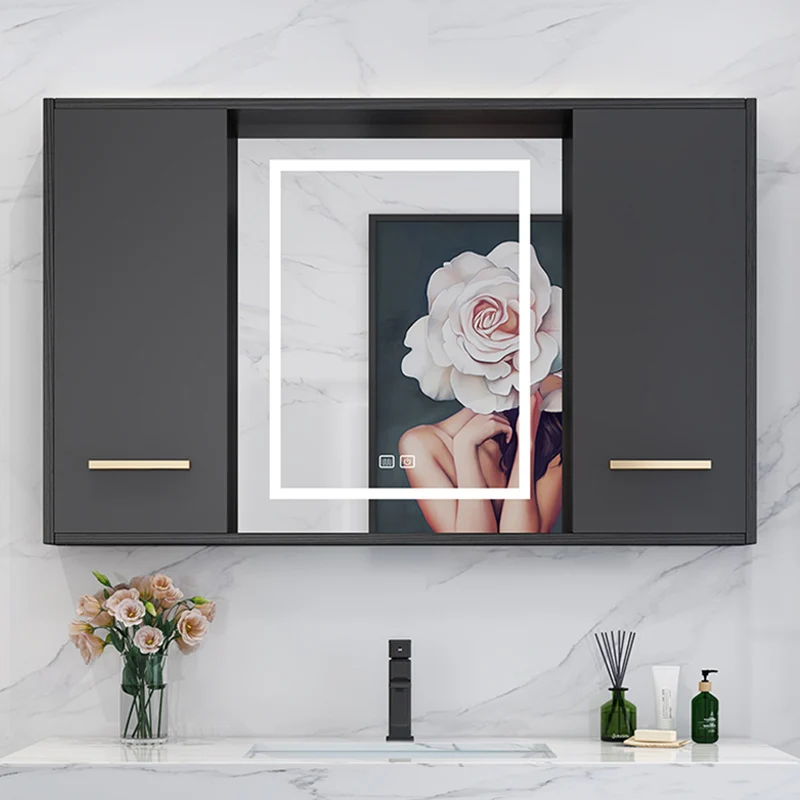 Armadi Da Cucina Neri Set Completi Luci Moderne Toilette Medica Mobiletto Del Bagno Mobili Da Toeletta Smart Mobili Da Bagno Scaffali