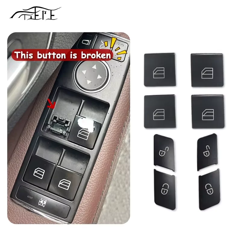 Car Window Lifting Button Accessories Tool for Mercedes Benz W204 W212 W246 W205 W176 CLA Interior Switch Cover Cap 2049055402 window control switch