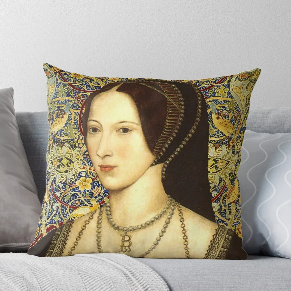 

Anne Boleyn, Queen of England Throw Pillow New year Elastic Cover For Sofa anime girl Cushions