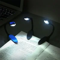 Mini LED Book Clip Light Adjustable Desk Clip Lamp LED Reading Lamp Portable Night Light Clamp for Dorm Bedroom Outdoor Travel 2