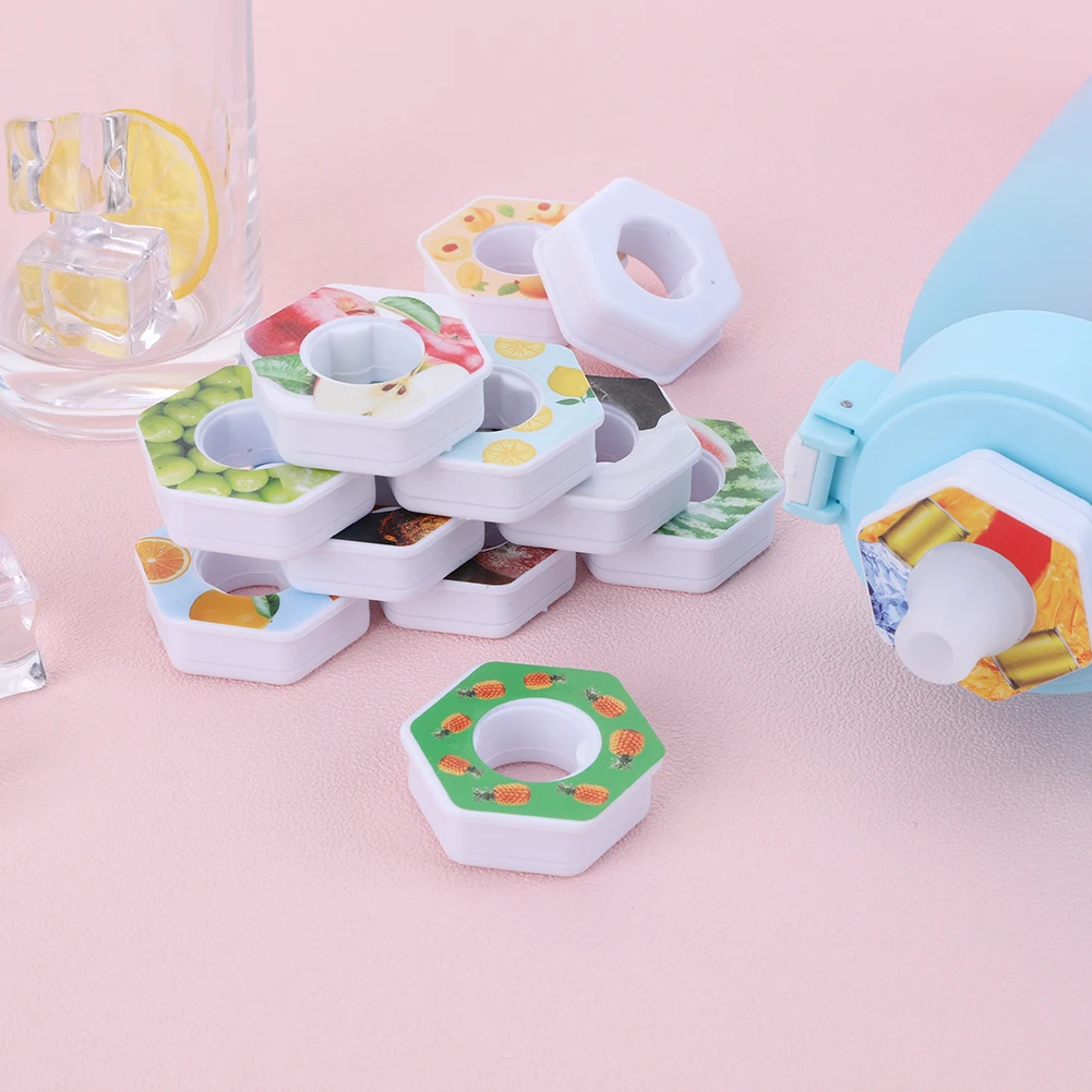 Air Flavor Pods Water Bottle Flavor Caps 0 Sugar Fruit Scent Pods Non Toxic Water Cup Scented Pods Creative for Drinking Water