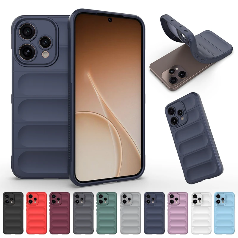 Anti-Shock Heavy Duty Silicone Back Case - Rugged Armor Rubber Design
