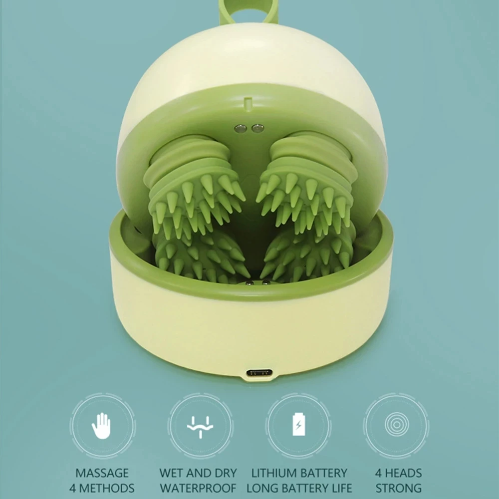 SmartHeadMassagerElectricScalpMassagerRelievePressurePromoteBloodCirculationHair