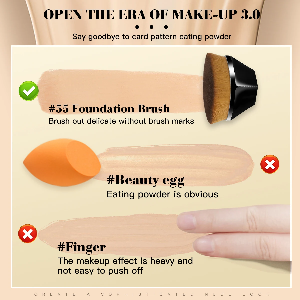 FJER Hexagon Makeup Brush Beauty Magic Powder Face Blush Brushes Soft And Traceless Foundation Portable Makeup Brush Tools