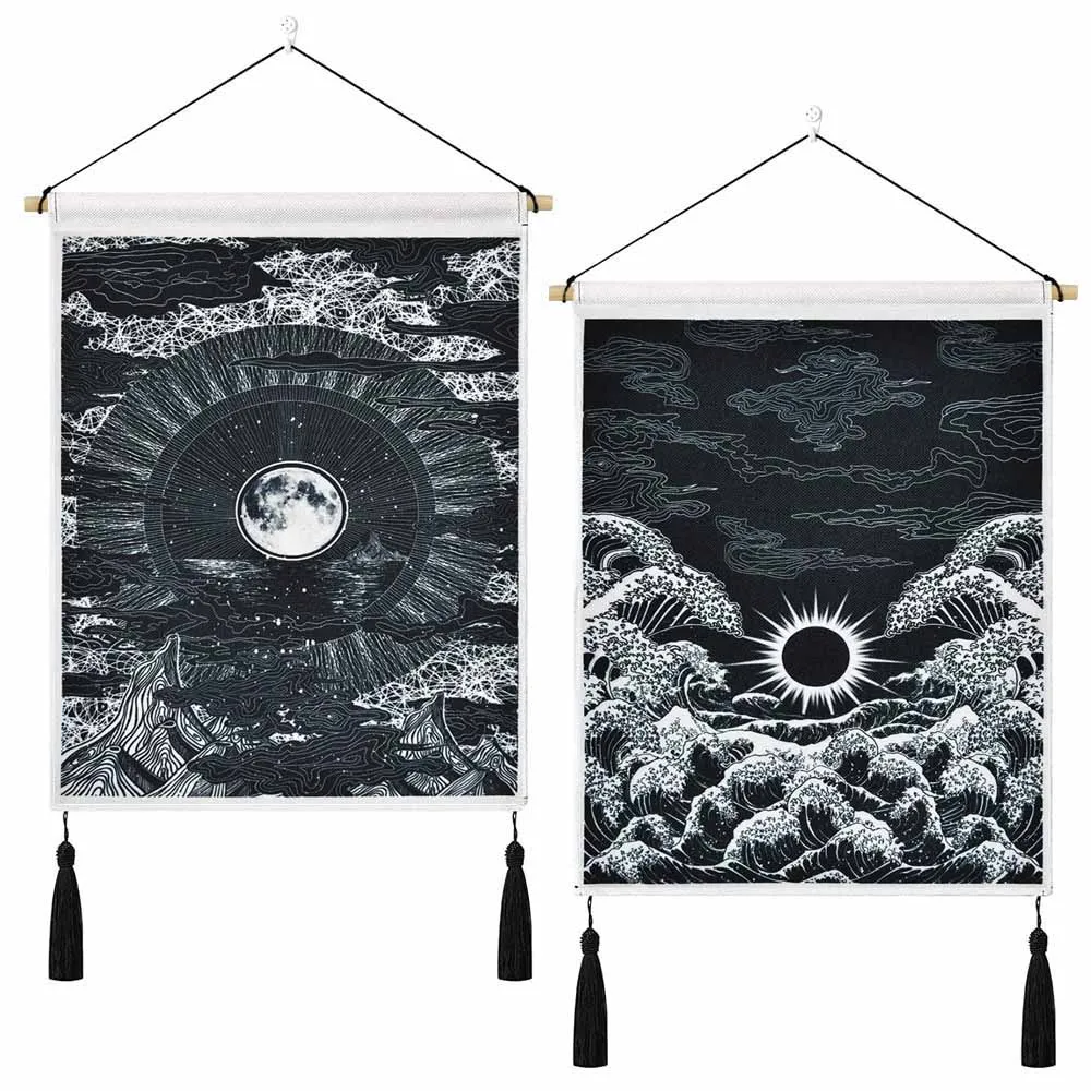 Moon Tapestry Ocean Wave Tapestries Mountain Tapestry Sunset Tapestry