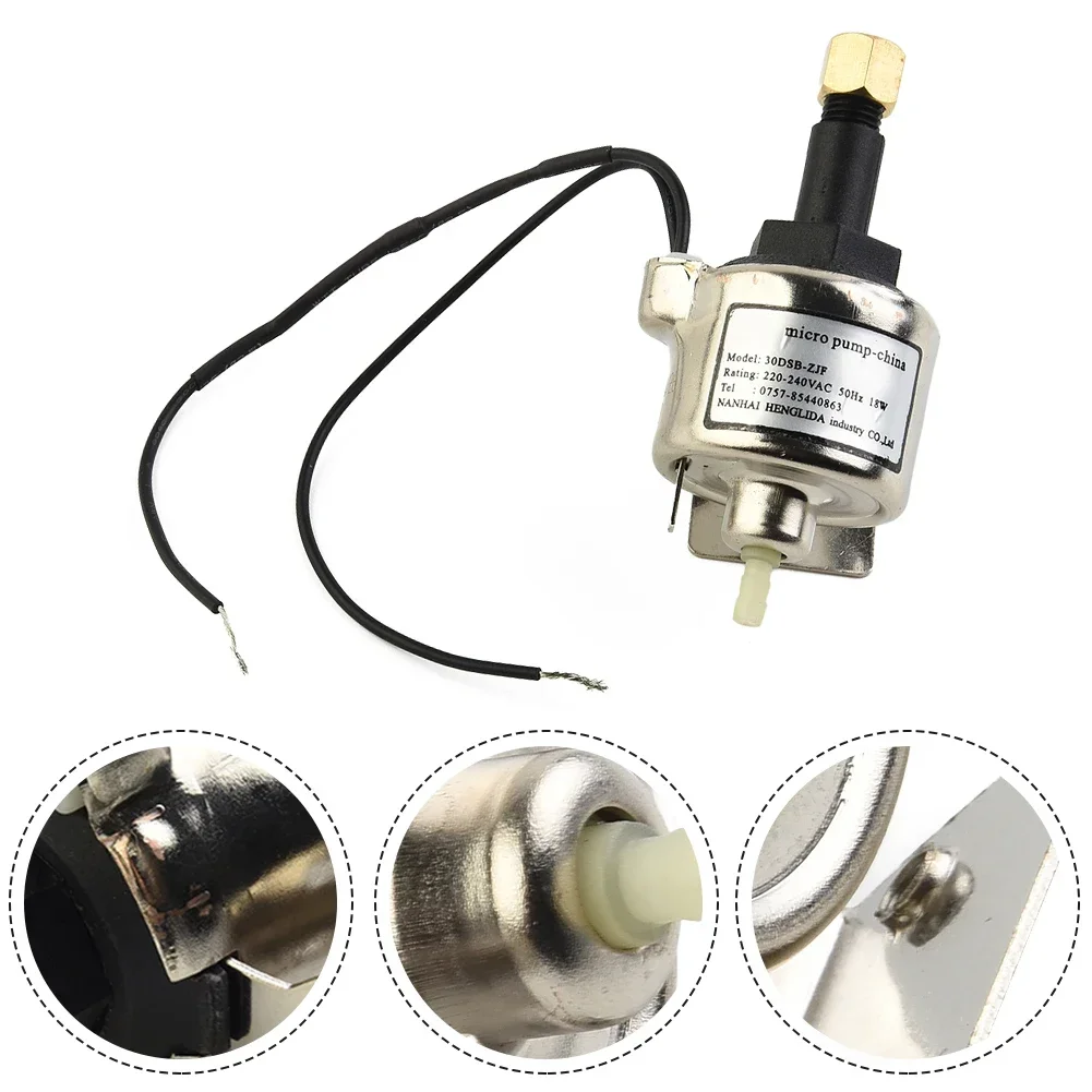 Fog machine oil pump 1x 18W 30DCB Fog Machine Oil Pump 220V-240V AC Brass Fog Smoke Machine Oil Pump 400W 600W 900W 50HZ Stage Party Power Parts