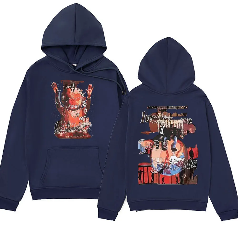 Rapper Kanye West Pablo Graphics Print Hoodie Men Women's Fashion Oversized Streetwear Hooded Sweatshirts Winter Fleece Pullover
