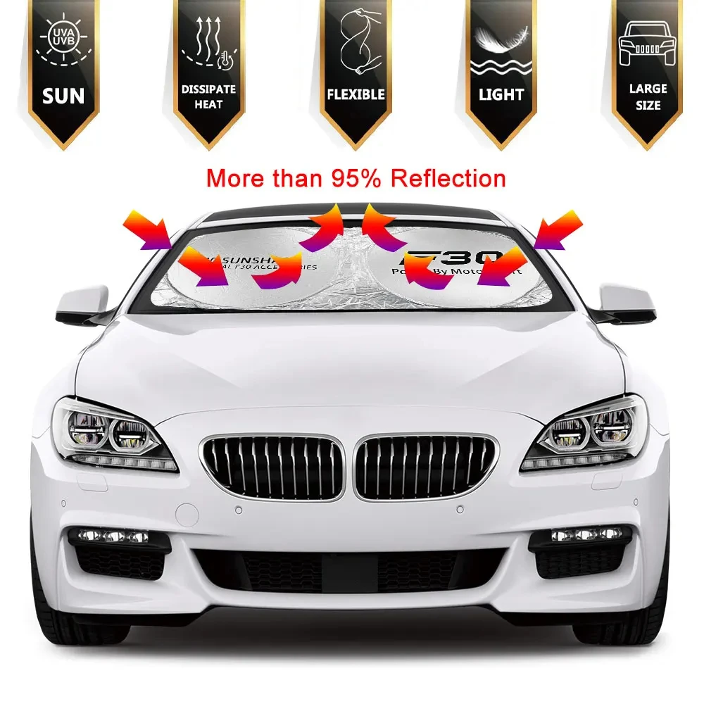 Car Windshield Sunshade Apply for Cadillac ATS CTS Escalade BLS CT4 CT5 CT6 EXT STS XLR XT4 XT5 Auto Accessories Anti-UV Parasol