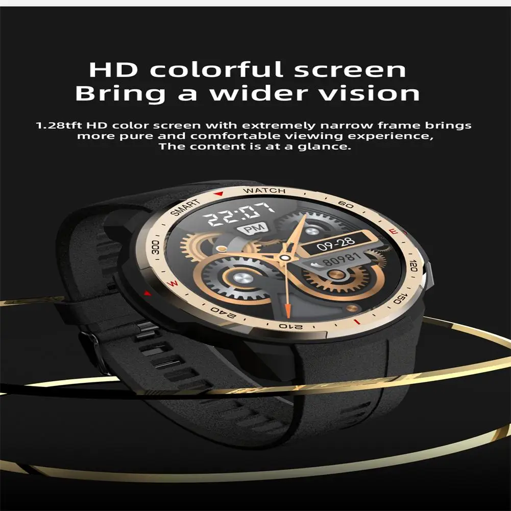 Mt12 Intelligent Watch Electronic Compass 8g Music Memory Recording Bluetooth-compatible Calling Sports Monitoring Bracelet