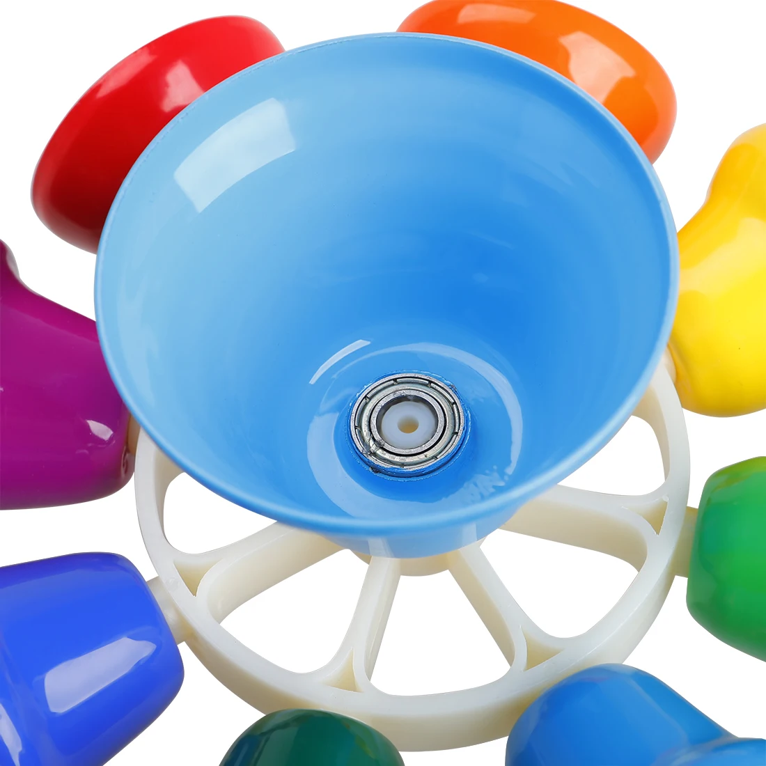 Orff 8-Note Bells Handbell Colorful Spinning Hand bells Children's Handbells Enlightenment Gifts Safety Durable Percussion Toys