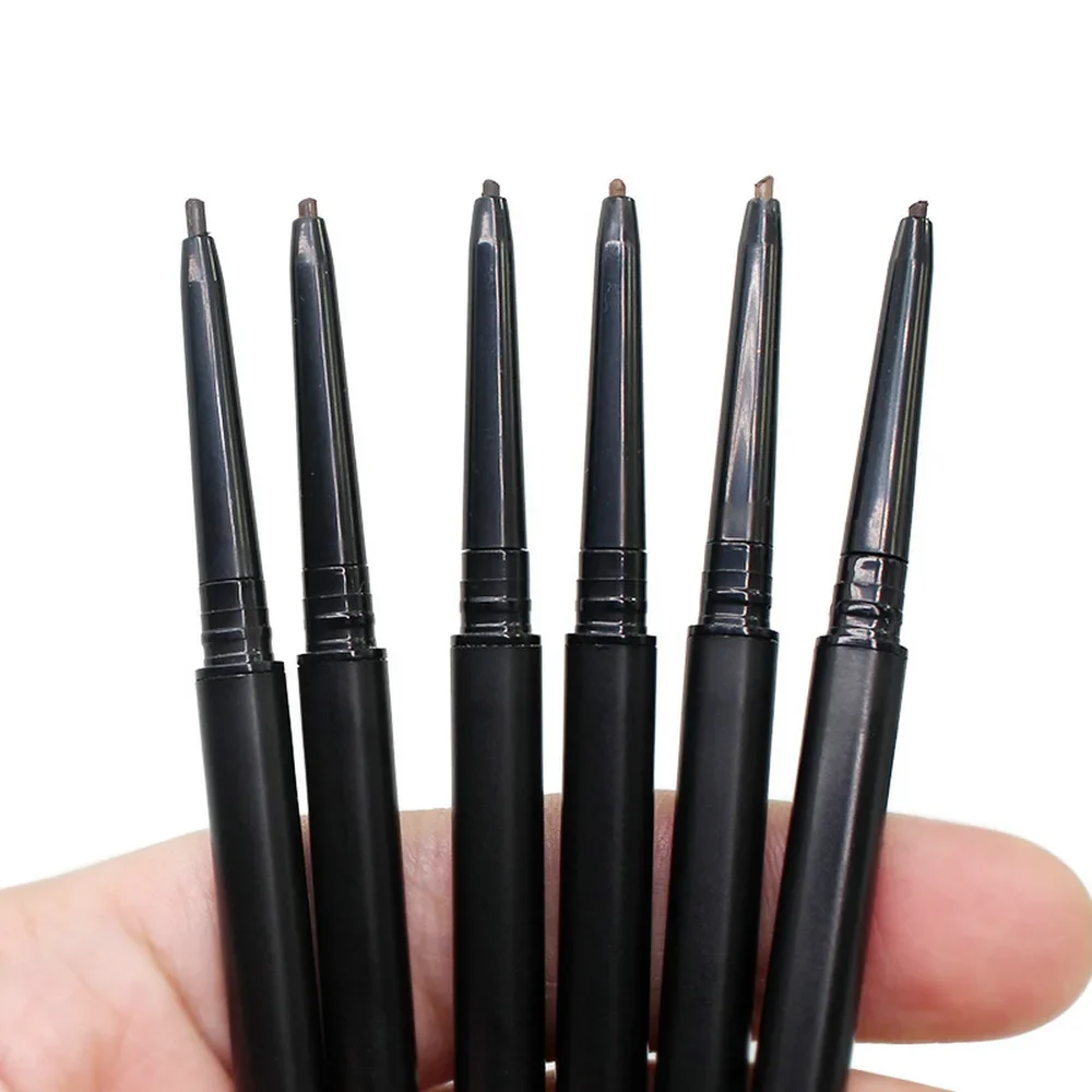 Private Label Eyebrow Pencils for Vegan and Vegetarian Customers 2in1 Ultra Thin Eye Brow Pencil Wholesale Makeup Supplier 5