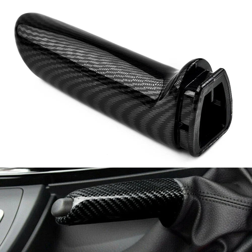 Car Brake Handle For BMW E46 E90 E92 F30 F32 F80 Handbrake Cover Handle Cover Water Transfer Printing ABS Car Handbrake Parts