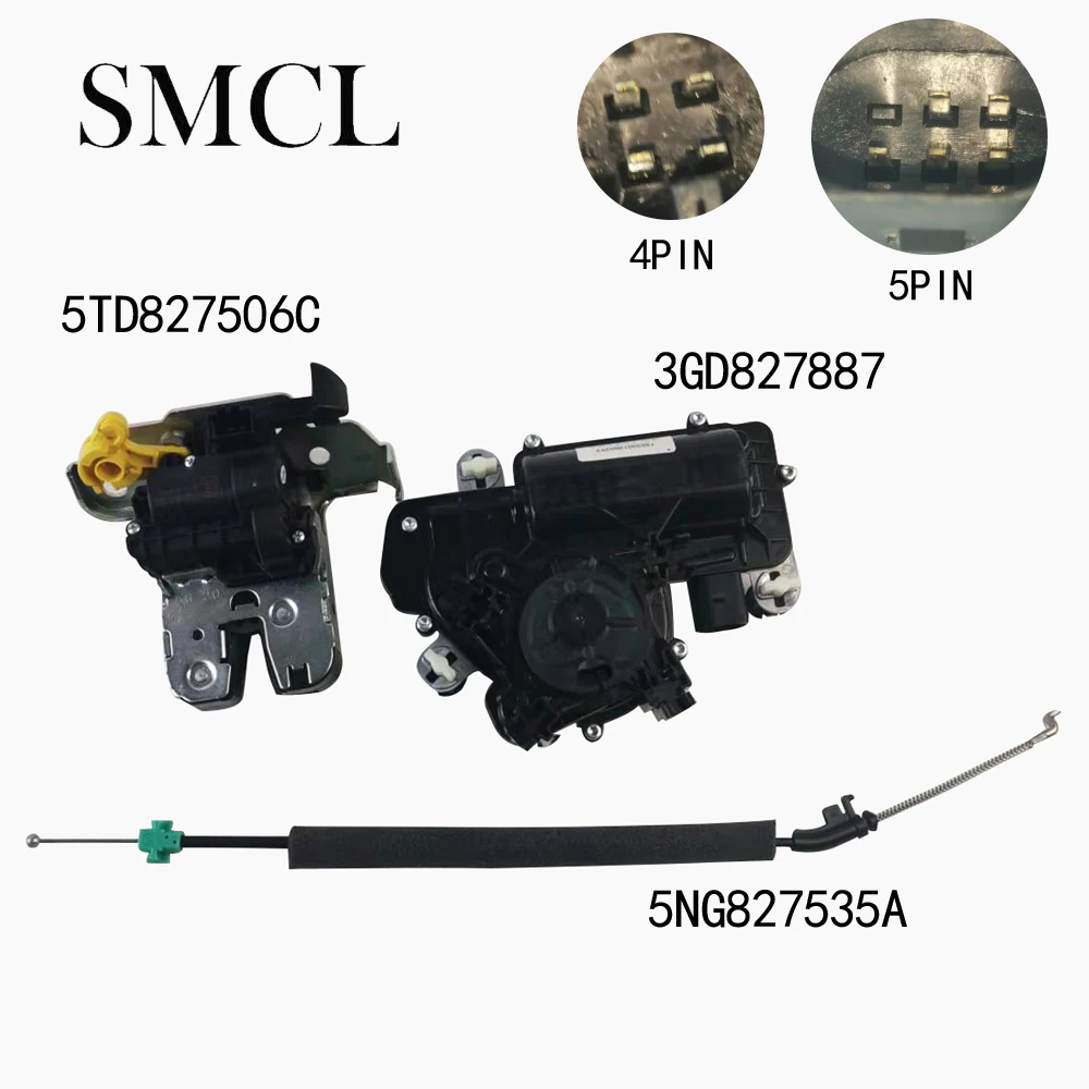 

5TD827506C 5NG827535A 3GD827887 комплект двигателя багажника для VW CC Tayron Teramont Tiguan Magotan