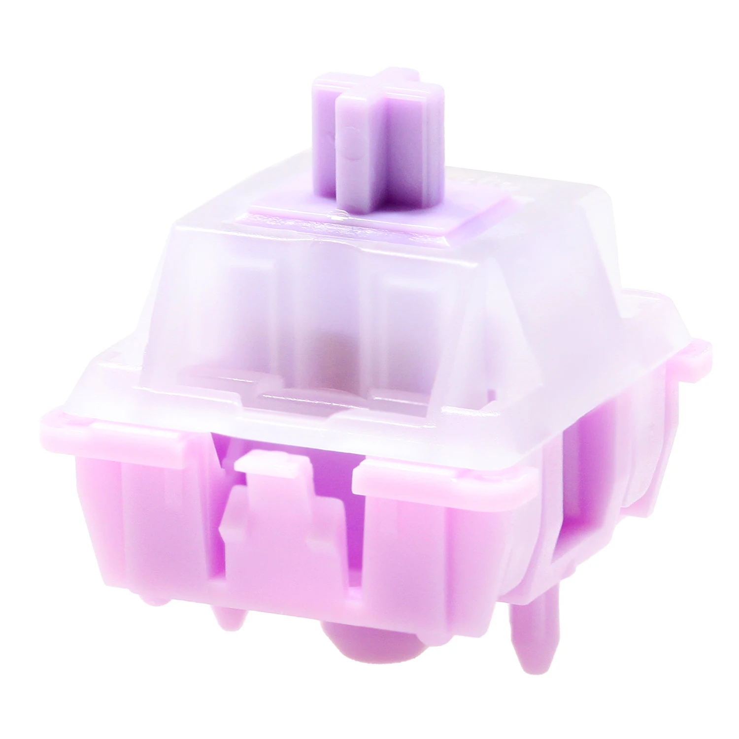 Estúdiointerruptor Linear 65g mx para Teclado Mecânico 50m Pom Náilon Leitoso Superior Habitação Não Fábrica Lubrificada Roxo 43