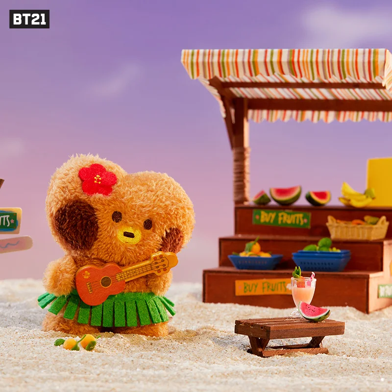 Bt21 minini summer ぬいぐるみ レジネレスト スタンディングドール 7点